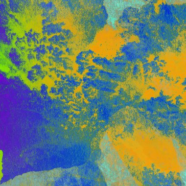 Soyut suluboya tasarımı, boyalı dokuya yakın çekim. Asgari arkaplan.