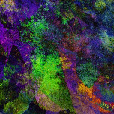 Soyut suluboya tasarımı, boyalı dokuya yakın çekim. Asgari arkaplan.