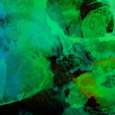 Soyut suluboya tasarımı, boyalı dokuya yakın çekim. Asgari arkaplan.