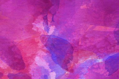 Soyut suluboya tasarımı, boyalı dokuya yakın çekim. Asgari arkaplan.