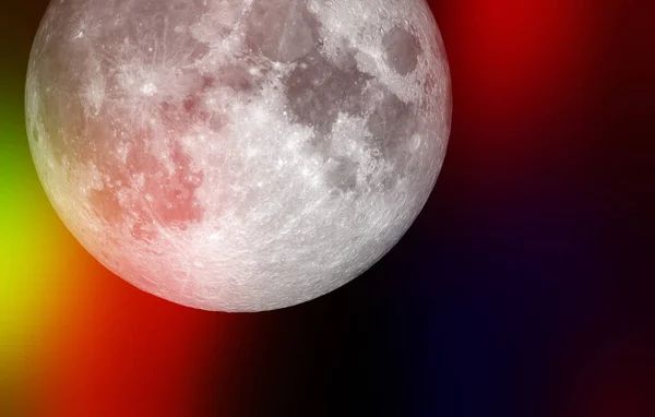 Hermoso Brillante Luna Concepto Fondo —  Fotos de Stock