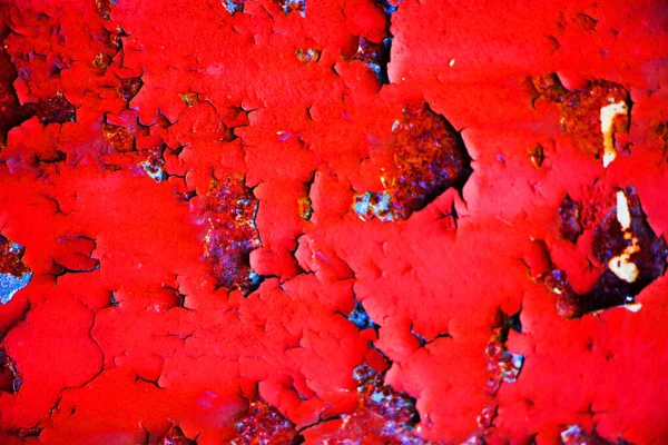 Rojo Oxidado Abstracto Vista Fondo — Foto de Stock