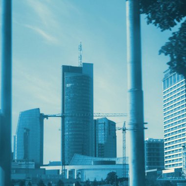 şehir konsepti, şehir manzarası arkaplan görüntüsü  