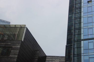 şehir konsepti, şehir manzarası arkaplan görüntüsü  