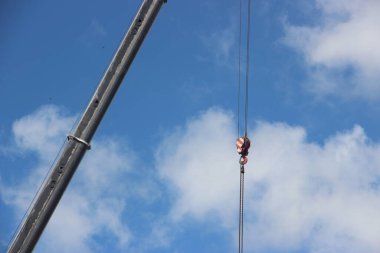 Kentsel konsept arkaplan, elektrik hattı