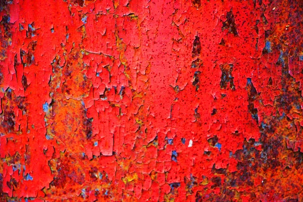 Vermelho Enferrujado Abstrato Fundo Vista — Fotografia de Stock