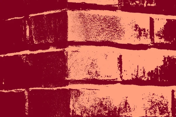 Red Brick Wall Background View — ストック写真