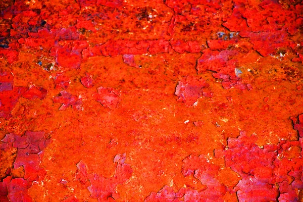 Vermelho Enferrujado Abstrato Fundo Vista — Fotografia de Stock