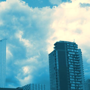 şehir konsepti, şehir manzarası arkaplan görüntüsü  