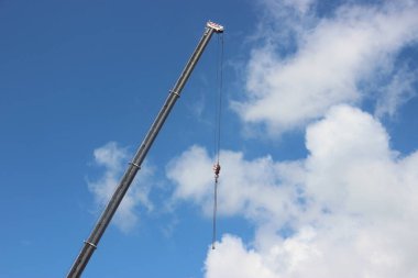 Kentsel konsept arkaplan, elektrik hattı