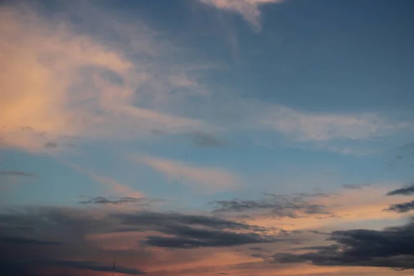 Beautiful Cloudy Sky Background View — Stock Photo, Image