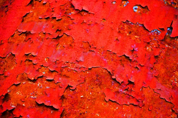 Rojo Oxidado Abstracto Vista Fondo —  Fotos de Stock