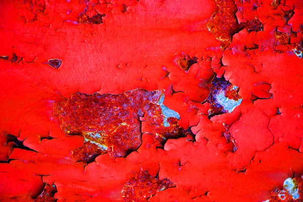 Vermelho Enferrujado Abstrato Fundo Vista — Fotografia de Stock