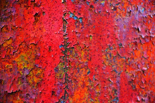 Rojo Oxidado Abstracto Vista Fondo — Foto de Stock