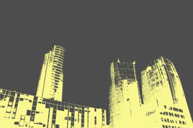 şehir konsepti, şehir manzarası arkaplan görüntüsü  