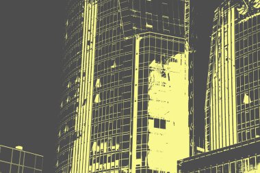 şehir konsepti, şehir manzarası arkaplan görüntüsü  