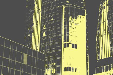 şehir konsepti, şehir manzarası arkaplan görüntüsü  