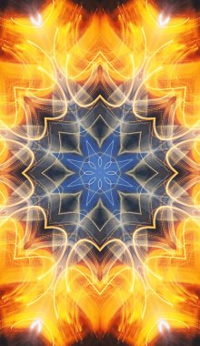 Renkli soyut arka plan. Fantezi mandala konsepti