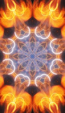 Renkli soyut arka plan. Fantezi mandala konsepti