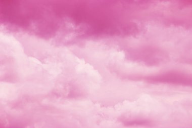 soyut pembe renkli bulutlu gökyüzü arkaplanı 