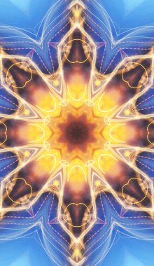 Renkli soyut arka plan. Fantezi mandala konsepti