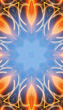 Renkli soyut arka plan. Fantezi mandala konsepti