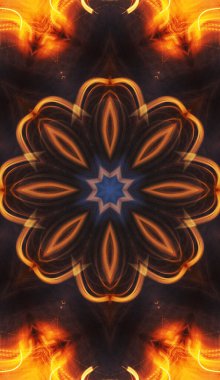 Renkli soyut arka plan. Fantezi mandala konsepti