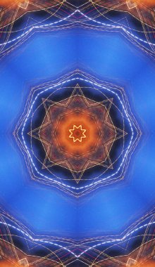 Renkli soyut arka plan. Fantezi mandala konsepti