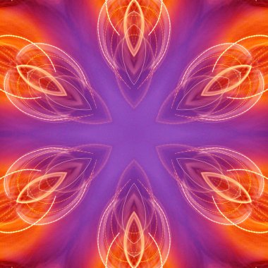 Renkli soyut arka plan. Fantezi mandala konsepti