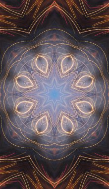 Renkli soyut arka plan. Fantezi mandala konsepti