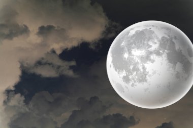 Soyut ay arkaplan görüntüsü, gezegen konsepti 