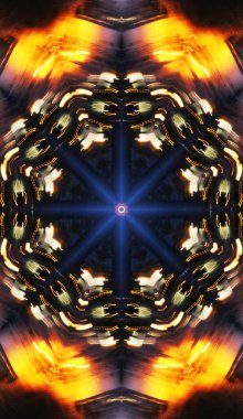 Renkli soyut arka plan. Fantezi mandala konsepti