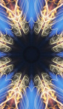 Renkli soyut arka plan. Fantezi mandala konsepti