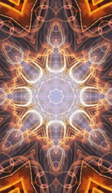 Renkli soyut arka plan. Fantezi mandala konsepti