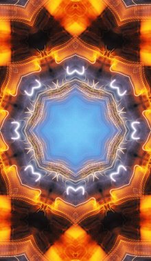 Renkli soyut arka plan. Fantezi mandala konsepti