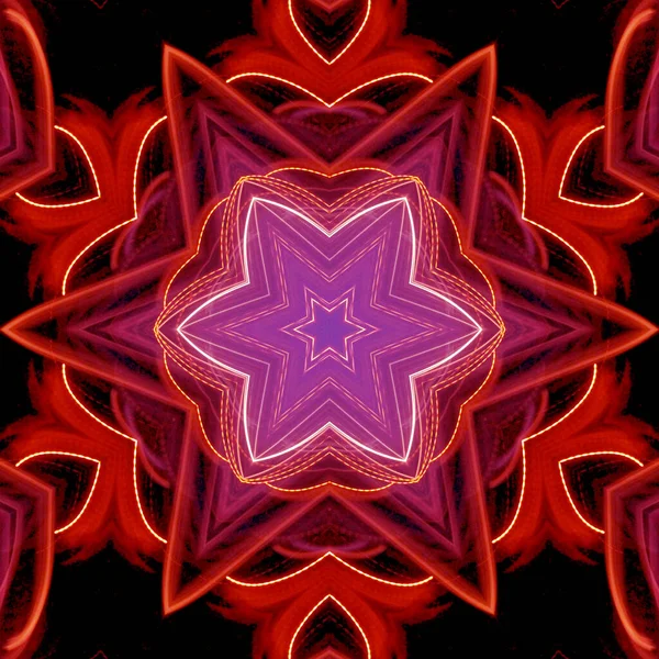 Fond Abstrait Coloré Concept Mandala Fantastique — Photo