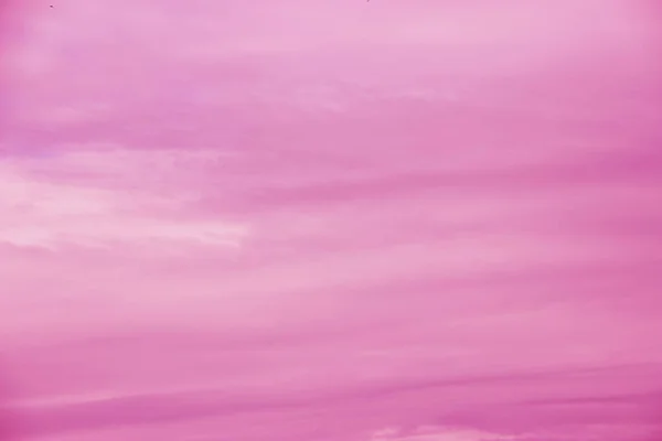 Abstract Pink Color Cloudy Sky View Background — Stock Photo, Image