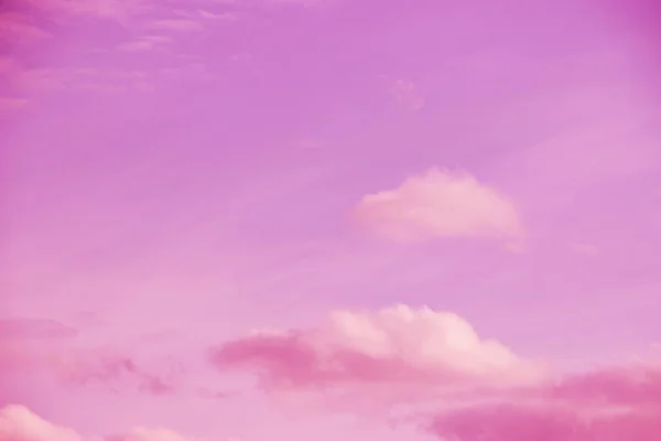 Abstract Pink Color Cloudy Sky View Background — Stock Photo, Image