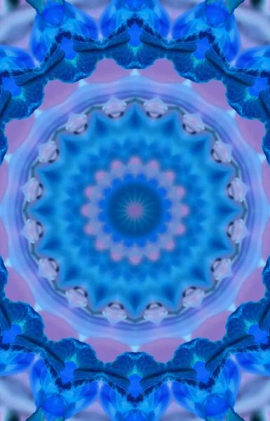 Fond Abstrait Coloré Concept Mandala Fantastique — Photo