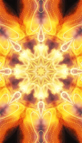 Kleurrijke Abstracte Achtergrond Fantasie Mandala Concept — Stockfoto