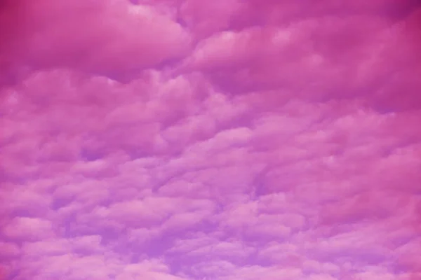 Abstract Pink Color Cloudy Sky View Background — Stock Photo, Image