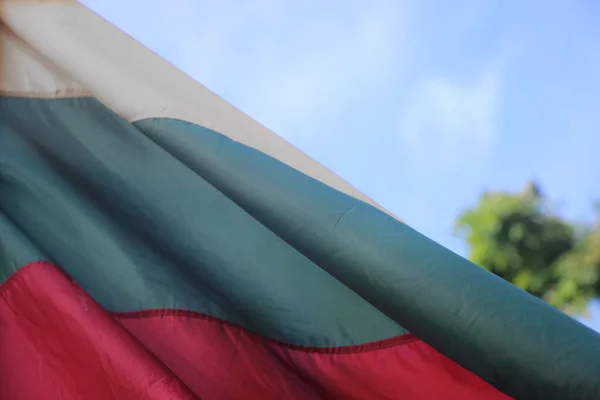 ブルガリア国旗掲揚 — ストック写真