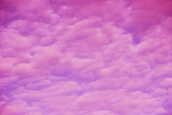 Abstract Pink Color Cloudy Sky View Background — Stock Photo, Image