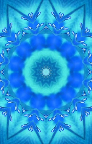 Kleurrijke Abstracte Achtergrond Fantasie Mandala Concept — Stockfoto