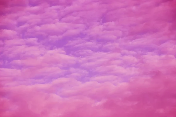 Abstract Pink Color Cloudy Sky View Background — Stock Photo, Image