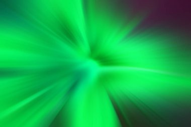 Dinamik ışık huzmeleri. Uzayda bir parlama perspektife giriyor