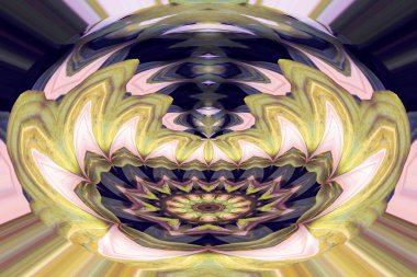 Renkli soyut arka plan. Fantezi mandala konsepti