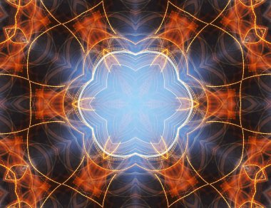 Renkli soyut arka plan. Fantezi mandala konsepti