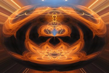 Renkli soyut arka plan. Fantezi mandala konsepti