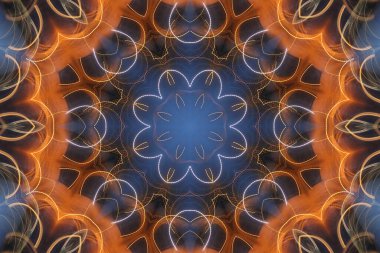 Renkli soyut arka plan. Fantezi mandala konsepti